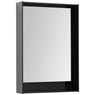 Зеркало с подсветкой Aquanet Милан 306383 60 см чёрный